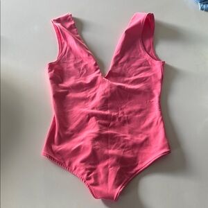 Free People Intimately  Pink One Piece Bodysuit